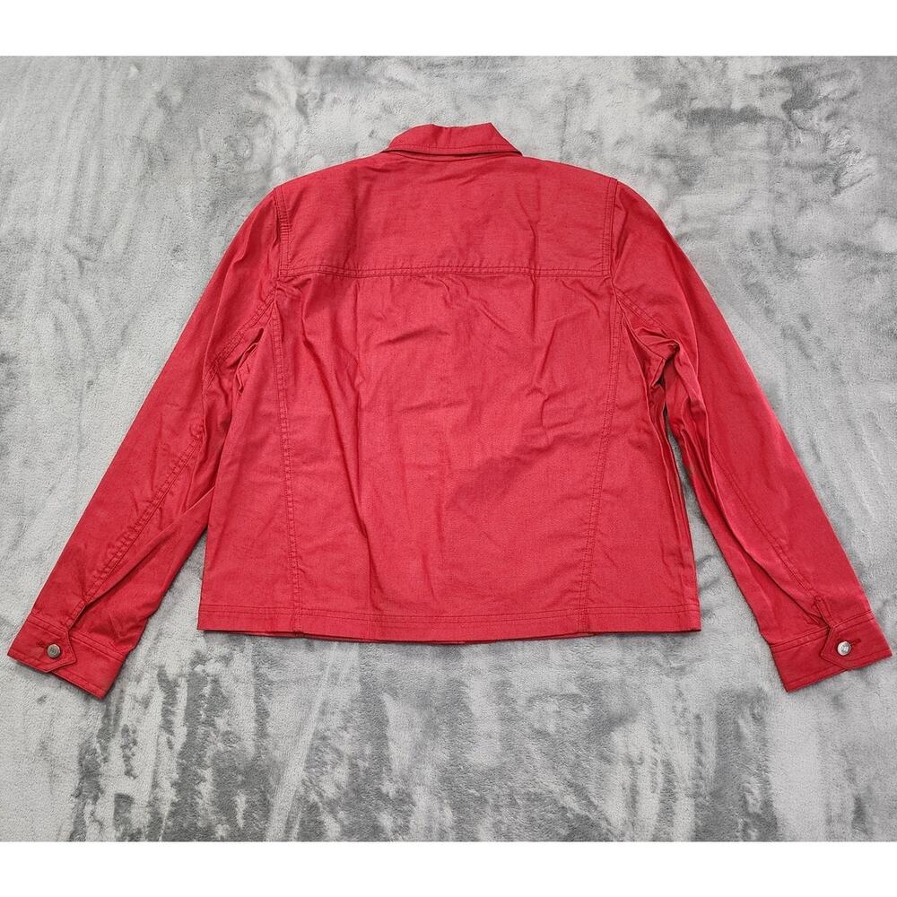 Doncaster Lightweight Button Front Jacket Size 8 … - image 3